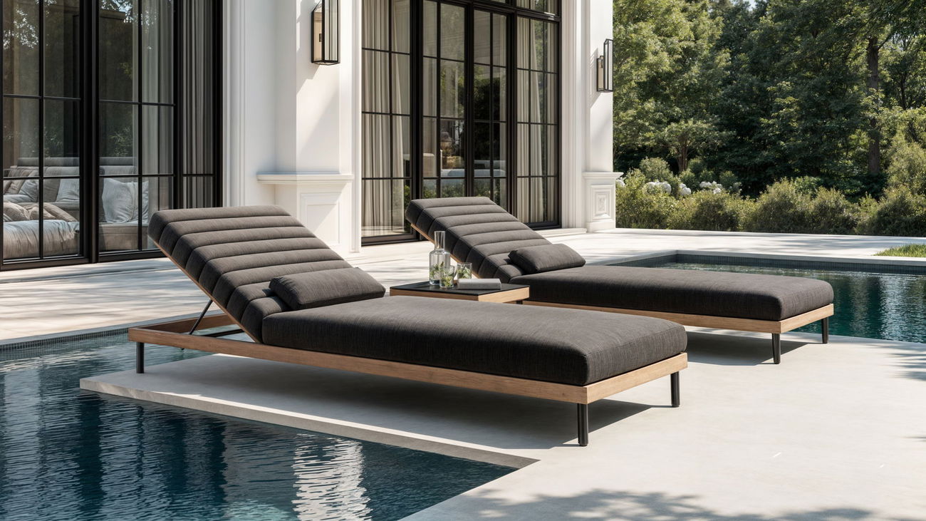 Luma Sun Lounger Set (Obsidian)