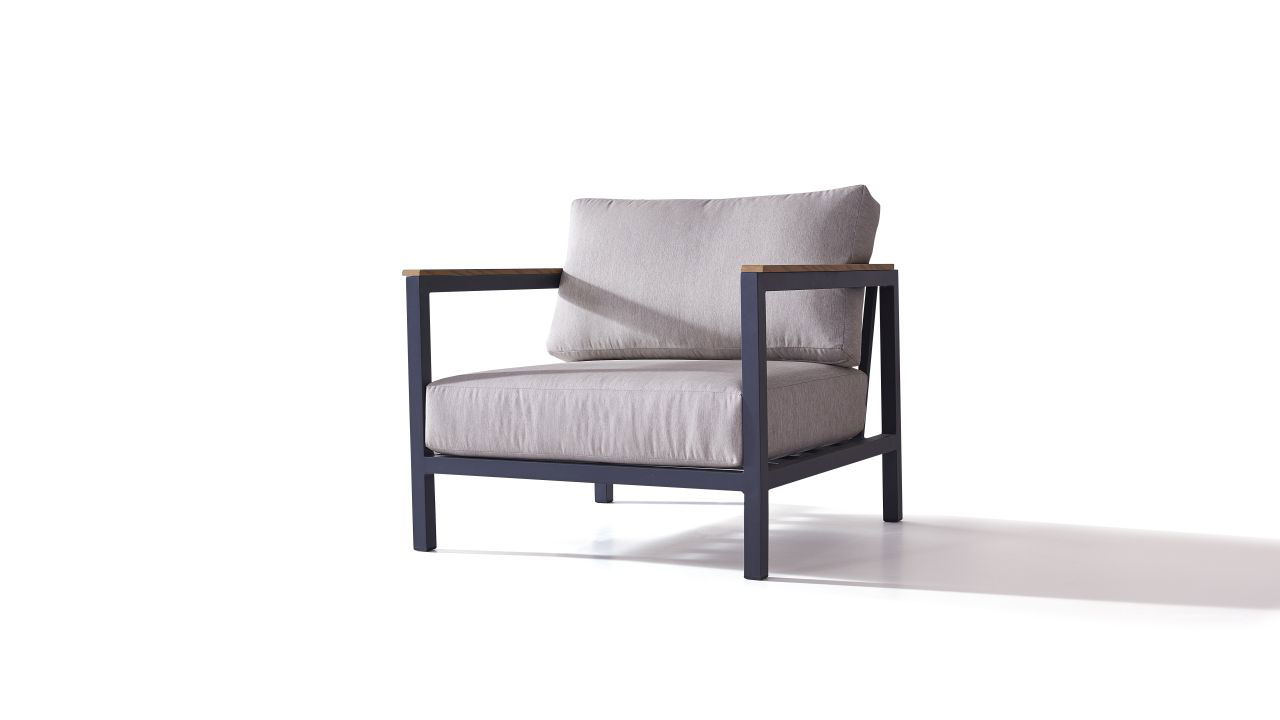 Fotel Plaza 90 cm - antracytowy