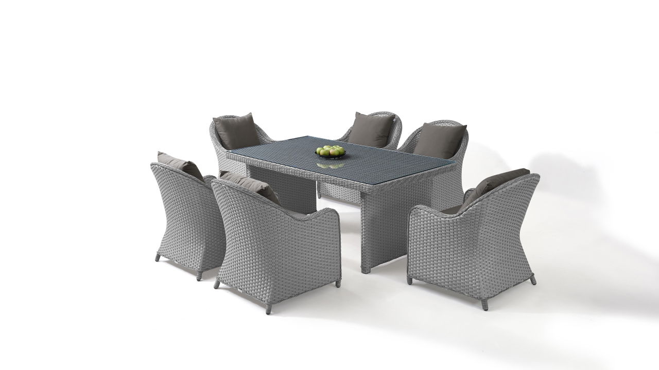 Kasu Dining 6 (grau)