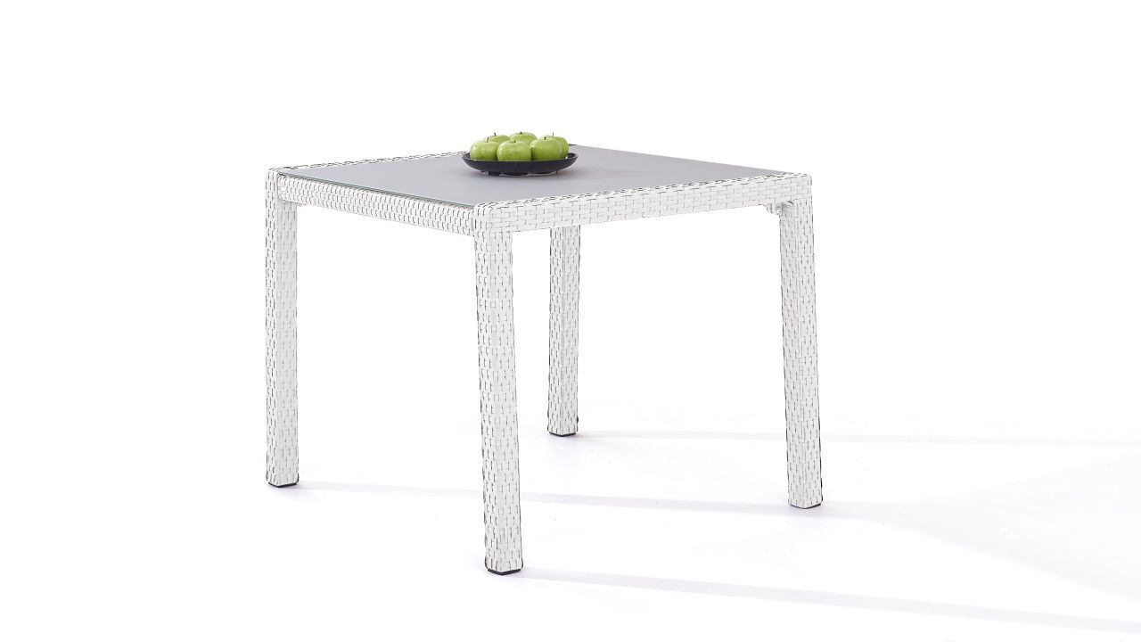 Stół jadalniany 90 cm (biały)