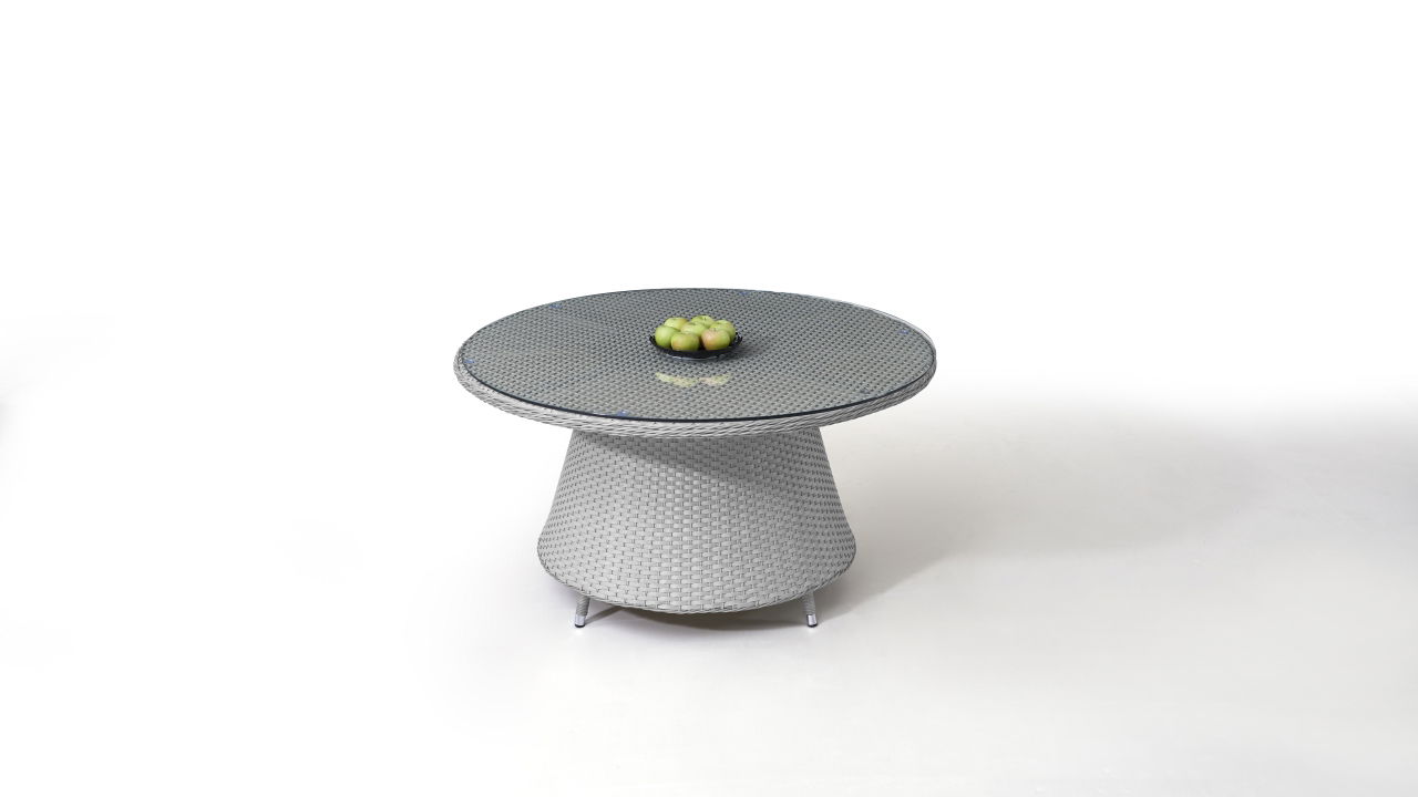 Polyrattan_Esstisch_Klassik_140cm_rund_grau_satiniert_2