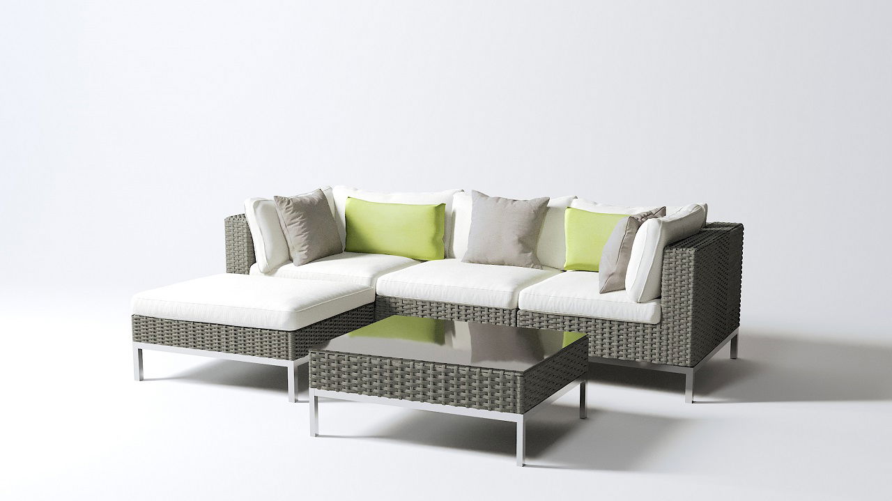 Poduszki na oparcie i siedzisko Nizza