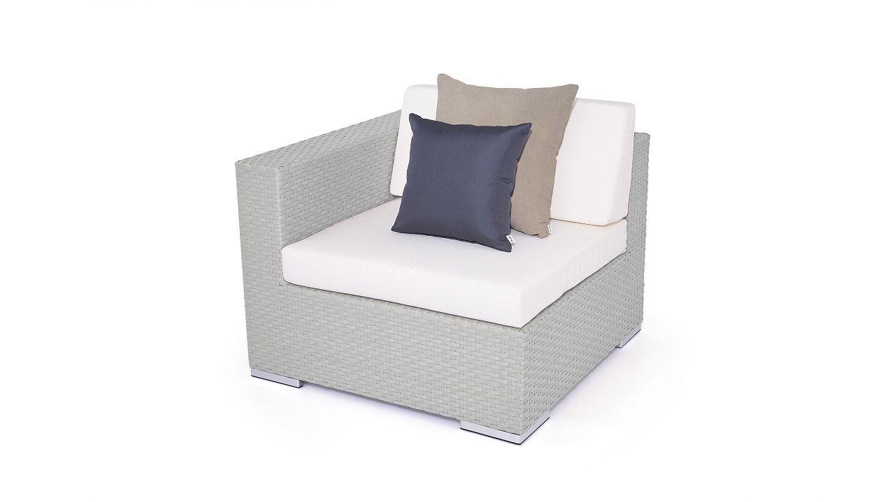 Sofa narożna Cube 90 cm (szara)